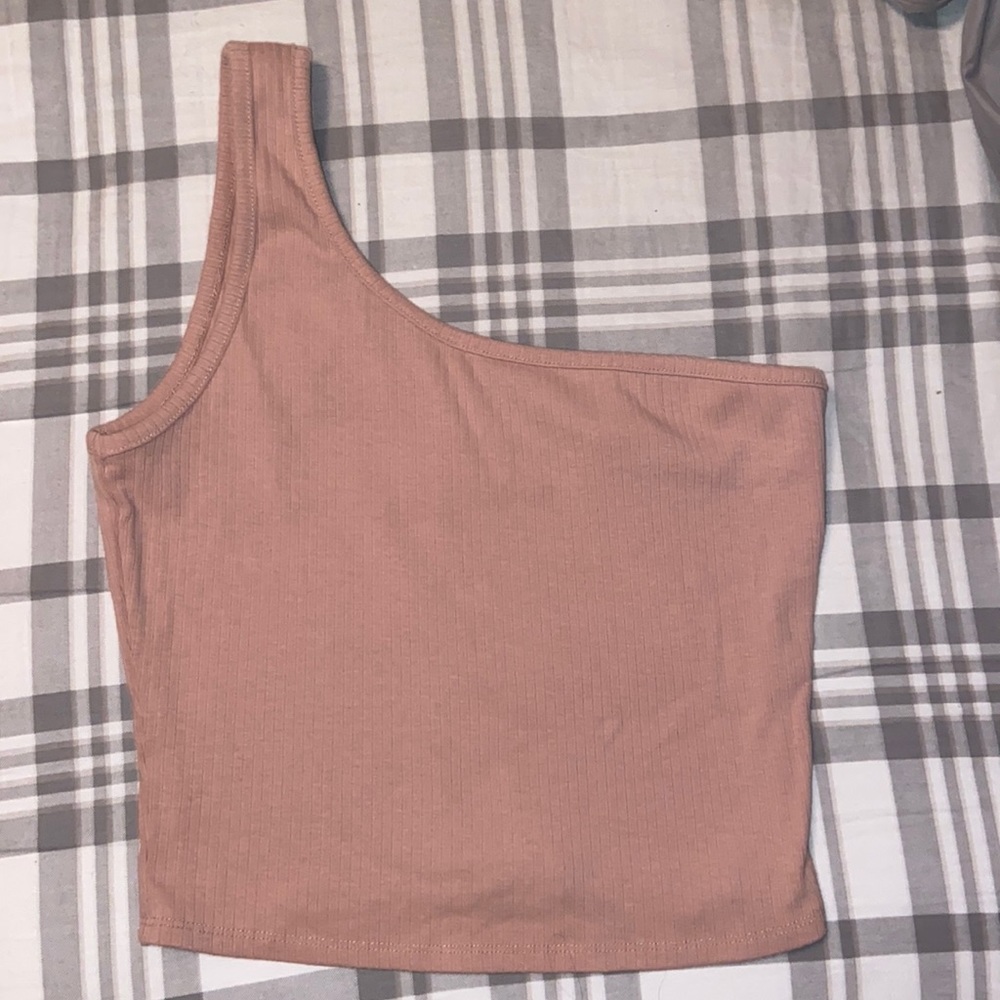 One shoulder tank top